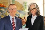 Der neue Direktor mit der Dezernentin Claudia Engelhardt