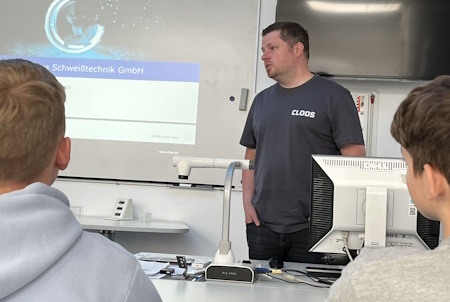 Besuch bei der Firma Cloos