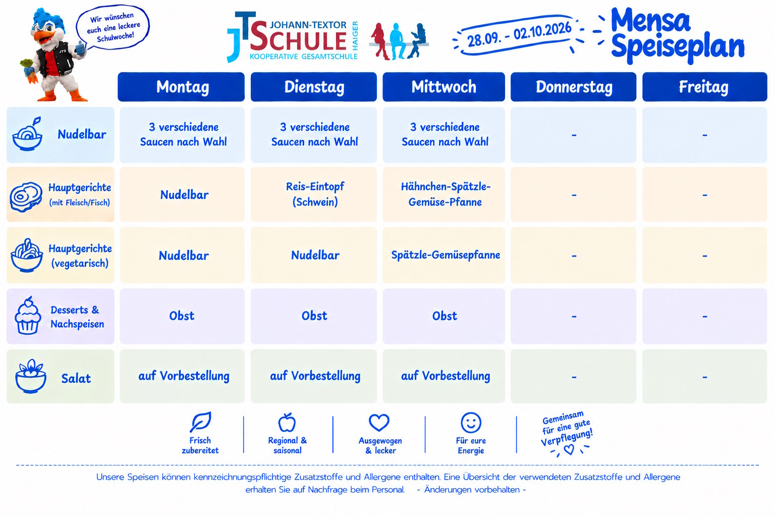 Speiseplan